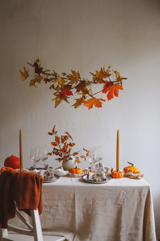 photographie culinaire d'automne